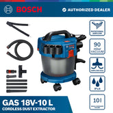 BOSCH GAS 18V-10 L (premium set) (0 601 9J8 3L1)